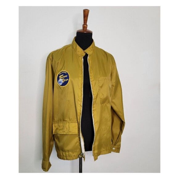 Vintage 1970's Gold Great Lakes Windbreaker - Picture 1 of 6